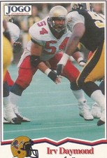 1994 JOGO CFL IRV DAYMOND OTTAWA ROUGH RIDERS #114 (UNI OF WESTERN ONTARIO)