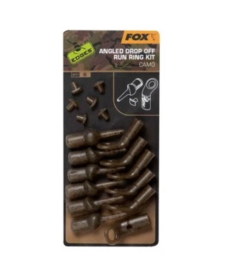 Fox Edges Camo Angled Drop Off Run Rig Kit NEW Carp Fishing Terminal Tackle - Image 1 of 3