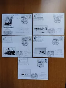 Lotto 5 Buste Viaggi Polari 2000 Russia URSS Basi Derivanti WE1897 - Foto 1 di 1