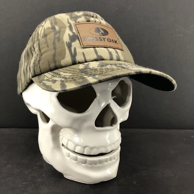 Mossy Oak Patch Camo Hunting SnapBack Mens Hat OSFM Baseball Cap - Image 1 of 4