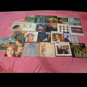 Vinyl Record Lot 23 Romantic Classical Dance Oldies Orchestra Love Songs Lps 12" - Foto 1 di 8
