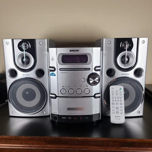 2004 Sony CMT-HPX9 CD Changer Stereo w/ Remote - HCD-HPX9 SS-CHPX9 RM-SC3 - Picture 1 of 23