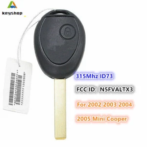 For 2002 2003 2004 2005 Mini Cooper 315MHZ Remote Key Fob With Code - Picture 1 of 5