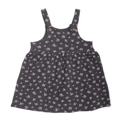 Baby C&A, Latzkleid, Größe: 86, Grau/Weiß, Baumwolle, Sonstiges, Mädchen -cVL - Bild 1 von 4