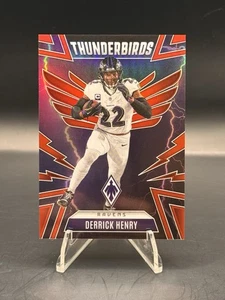 Panini Phoenix Derrick Henry Thunderbirds 2025 rojo #’d 109/249 Baltimore Ravens - Imagen 1 de 2