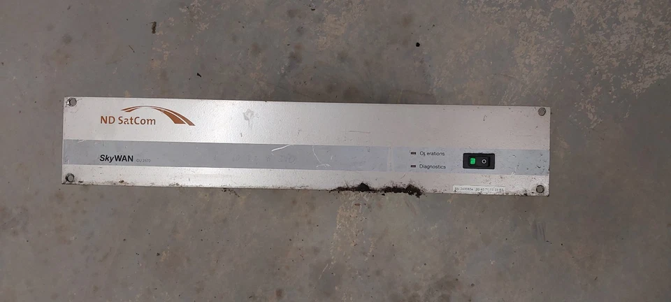 ND Satcom Skywan IDU 2570 satellite MF-TDMA modem 1xUIM 1xSIC DEMOD and 1x MOD - Image 1 of 4