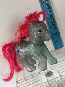 My Little Pony Sparkle Ponies G1 Sky Rocket Pony Toy Glitter MLP Vintage 1988 - Picture 1 of 12