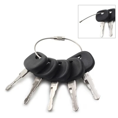 14606 606 Ignition Starter Key 5PCS For Liebherr & John Deere Heavy Equipment - Image 1 of 4