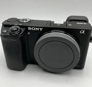 Sony Alpha A6000 24.3MP Mirrorless Digital Camera Body Black - Picture 1 of 5