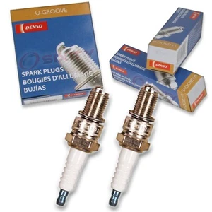 2 pc Denso Standard U-Groove Spark Plug for Arctic Cat M8 EFI 153 Sno Pro wd - Picture 1 of 5