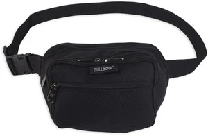Bulldog Fanny Pack Holster Medium Black Ambidextrous Fits Up To 50 Waist - BD860 - Picture 1 of 1