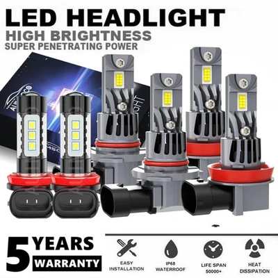 Faro LED + bombilla antiniebla para Honda CR-V LX deportivo utilitario 4 puertas 2015-2022 Foto 1 de 4