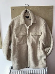 Pull&Bear Beige Sherpa Fleece - Picture 1 of 2