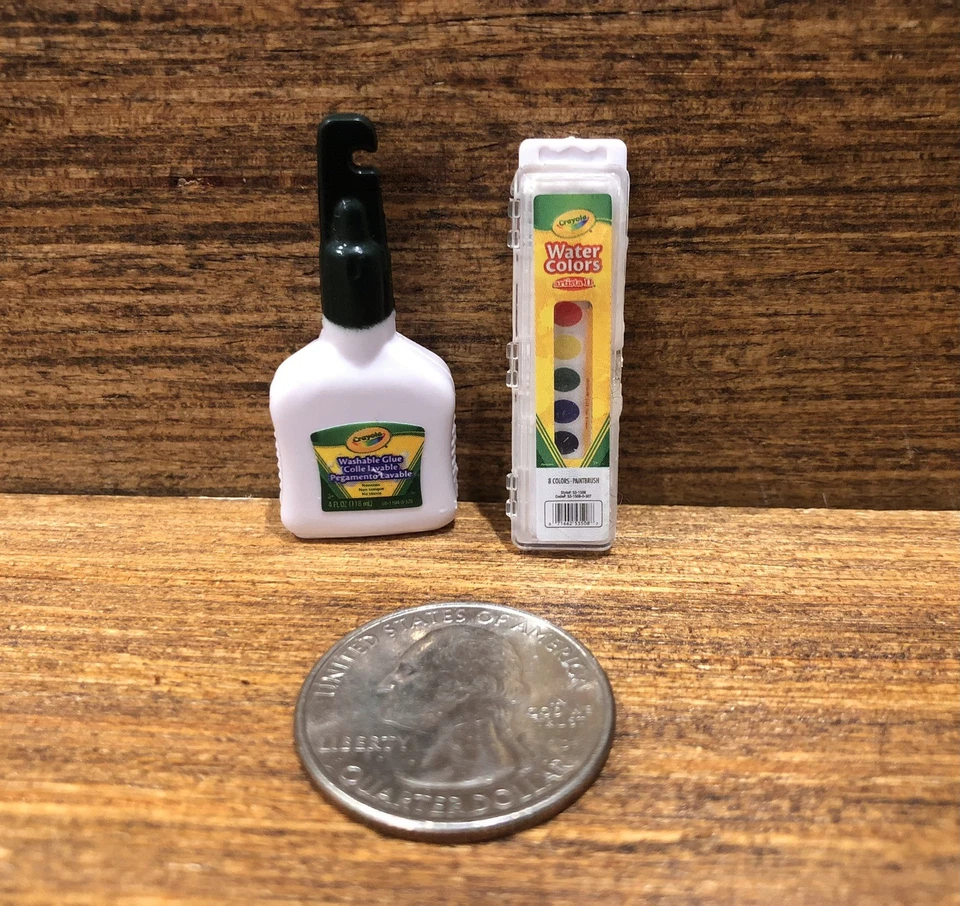 Zuru Mini Brands Glue & Watercolor Paint Set School Supplies, Barbie Diorama - Image 1 of 1