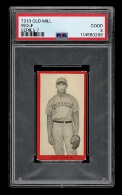 T210 Old Mill Series 7 Wolf (Goldsboro) 1910 PSA 2 Foto 1 de 2