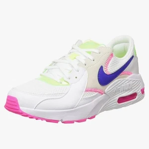 Nike Air Max Damen Excee weiß pink indigo Trailrunningschuhe Größe 7,5 gebraucht, in einwandfreiem Zustand - Bild 1 von 10