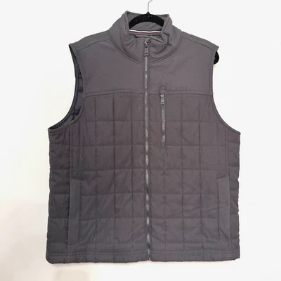 Orvis Men’s L Gray Quilted Insulated Full Zip Vest Outdoor Puffer Winter - Image 1 of 4
