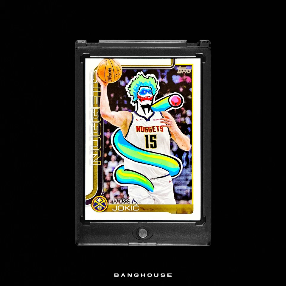1/1 NIKOLA JOKIC 🔥 2025 TOPPS JOKER SSP 🔥 NEW PENINI: ONE OF ONE ART - Image 1 of 4