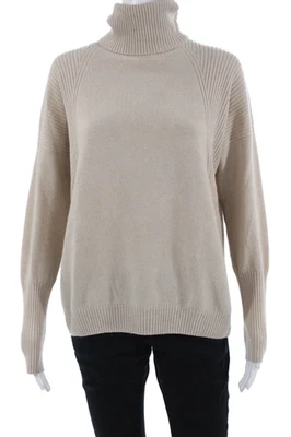 Pullover Hotel Particulier Unisex Beige Cachemira Cuello Alto Talla S Foto 1 de 4