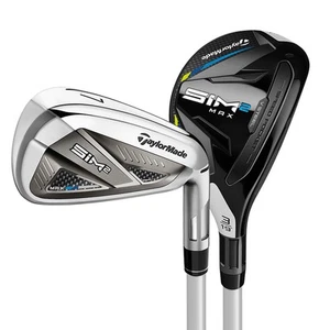 NEW Lady TaylorMade SIM2 Max 5-PW+AW+SW Hybrid Irons Aldila NV 45 Graph Light - Picture 1 of 1