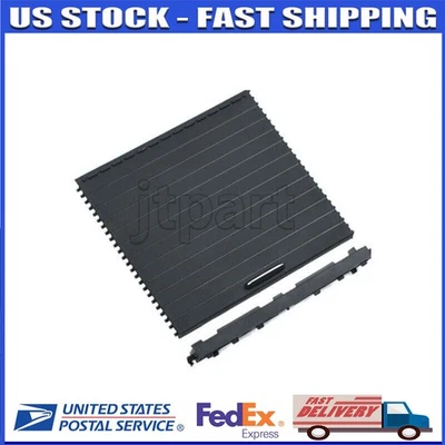 Bandeja portavasos consola cubierta persiana enrollable negra para Mercedes-Benz ML GL GLE GLS Foto 1 de 4