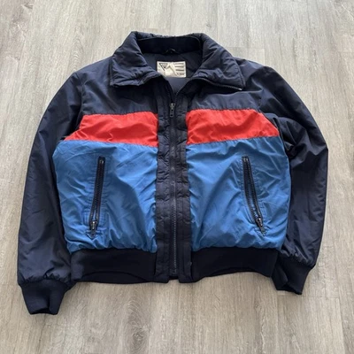 Chaqueta de esquí vintage TYROLIA by Head invierno de nieve azul acolchado para hombre grande años 80’s Foto 1 de 4