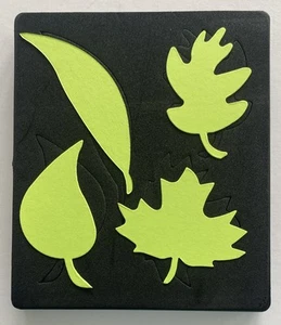 Sizzix Large Original Die Cutter ~ LEAVES #2 ~ Tree Scrapbook Cut Oak Maple Leaf - Picture 1 of 1