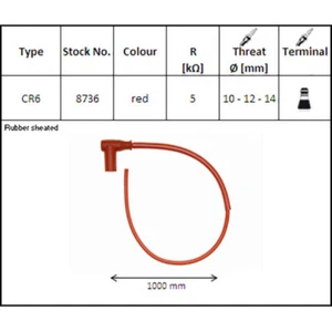 ATTACCO CANDELA NGK CR6 - Imagen 1 de 1
