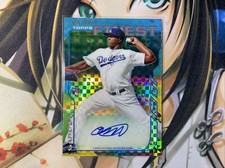 2014 Topps Finest Baseball Rookie X-Fractor Onelki Garcia /149 AUTO