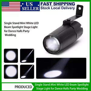 15W LED Spotlight Beam Pinspot Light Stage Lighting White KTV DJ Disco Lights US - Picture 1 of 14