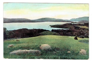 Lake Sunapee N.H. from Brown's Hill New Hampshire Postcard Posted 1907 Germany - Picture 1 of 2