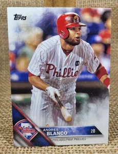2016 Topps Series 2 Andres Blanco Baseball Card #383 Phillies FREE S&H A8 - Picture 1 of 2
