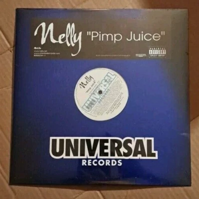 Nelly Pimp Juice 2003 Factory Sealed 12" Dj Playlist Single Clean Dirty Inst Mix - Imagem 1 de 4