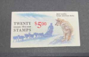 mystamps US Booklet BK150, 1988, Jack London, complete booklet - Picture 1 of 2