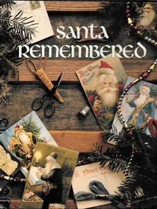 Santa Remembered by Leisure Arts 96 Pages Cross-Stitch Pattern Hardcover Book - Picture 1 of 12