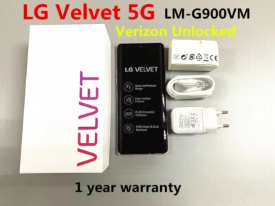 LG Velvet 5G G9  LM-G900VM AT&T T-Mobile Verizon Unlocked Smartphone New Sealed - Image 1 of 4