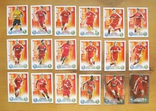 Topps Match Attax 2007/08 LIVERPOOL Complete Base Card Set All 18 Players *Exc*