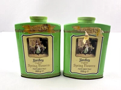 Vintage Yardley English Spring Flowers Perfumed Talc 7 oz 200g Made in England - Imagem 1 de 4