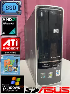 *RESTORED w/ SSD* DUAL BOOT Windows 98 XP Slimline Vintage Retro Gaming PC - Picture 1 of 21