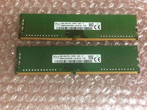 2 x 8GB SK Hynix 1Rx8 PC4-2400T HMA81GU6AFR8N-UH N0 AC 1726 Memory Module - Picture 1 of 2