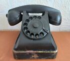 RARE Soviet  Rotary Phone VEF Bakelite Antique 1950s Black USSR for Collection