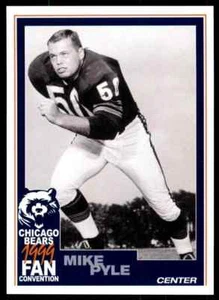 Convention des fans des Bears de Chicago 1999 Mike Pyle TRES RARE Yale Bulldogs - Photo 1 sur 3