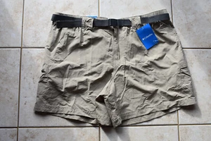 New Women's Columbia XL Sandy River Cargo Shorts Tusk Tan 6" Inseam Free Ship - Picture 1 of 3