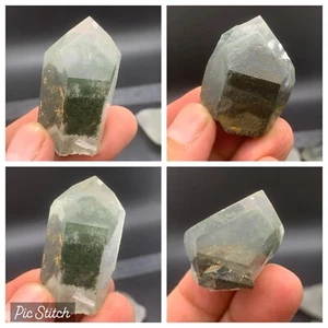 Rare Phantom Chlorite Quartz 15 Crystals Lot. - Picture 1 of 15