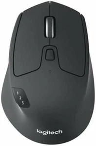Logitech M720 Triathlon Wireless Bluetooth Mouse - Black - Picture 1 of 5