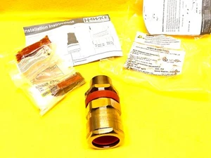 HAWKE H753EXBYNE9FUAD 753 Size C2 1-1/4" NPT MARINE SHIP CABLE SEALING FITTING - Picture 1 of 10