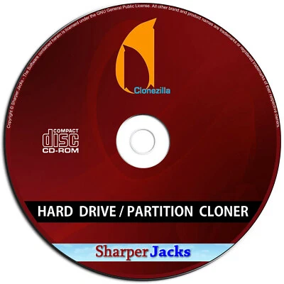NEW & Fast Ship! Clonezilla Hard Drive Partition & Disk Imaging Cloning Manager - Image 1 of 4