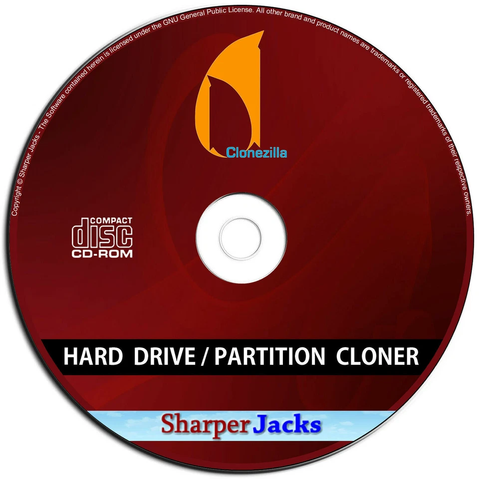 NEW & Fast Ship! Clonezilla Hard Drive Partition & Disk Imaging Cloning Manager - Image 1 of 4