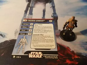 Star Wars Miniatures Legacy of the Force 09 Republic Commando Entrenamiento Sargento - Imagen 1 de 1