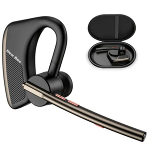 New bee Bluetooth Headset mit Mikrofon Bluetooth V5.2 Wireless Headset 24Hrs - Zdjęcie 1 z 4